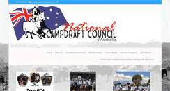 Desktop Screenshot of nationalcampdraft.com.au